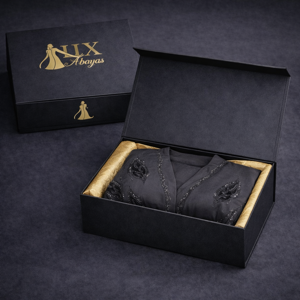 Lux Noire – Velvet Noir Abaya