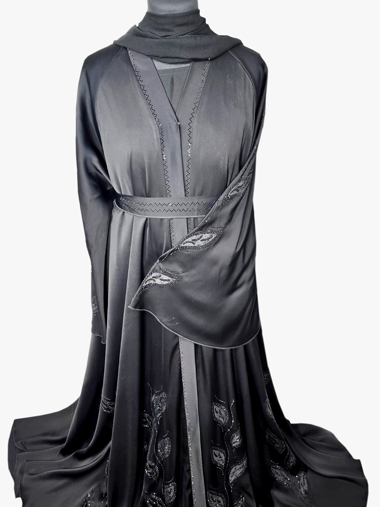 Lux Noire – Obsidian Leaf Abaya