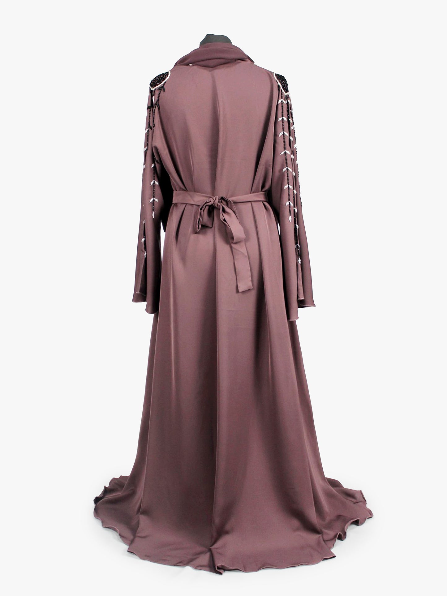 Lux Noire – Blush Cascade Abaya