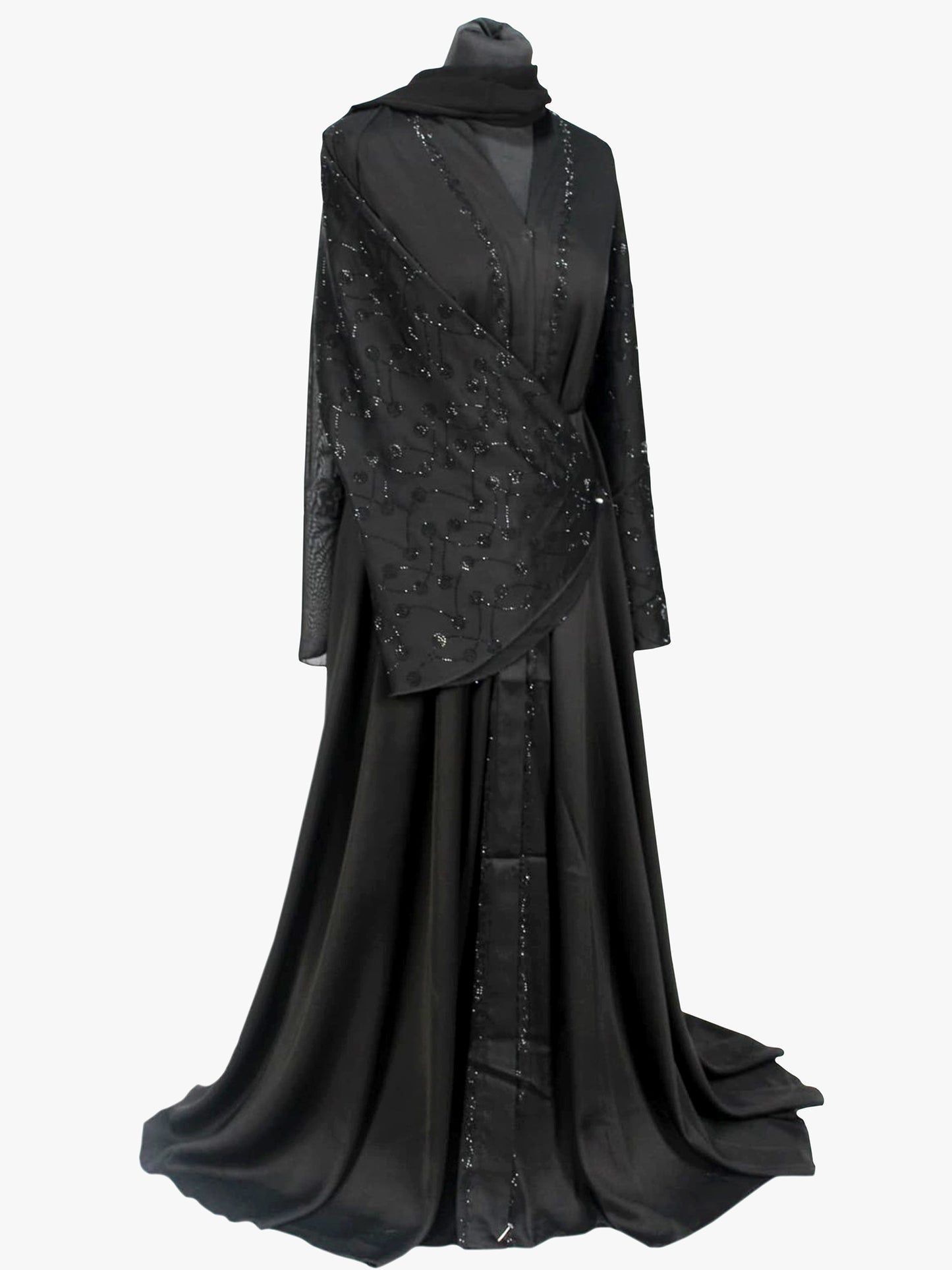 Lux Noire – Celestial Wrap Abaya