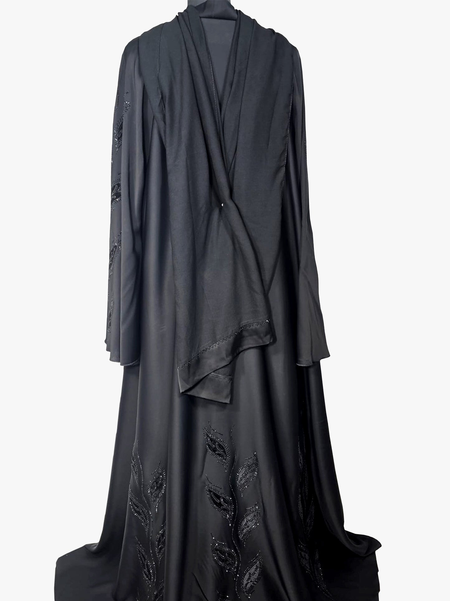 Lux Noire – Obsidian Leaf Abaya