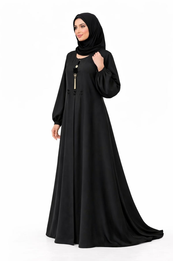 Lux Noire Serenity Abaya -Exclusive drop