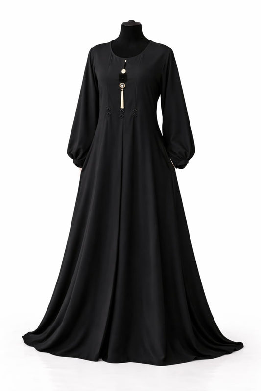 Lux Noire Serenity Abaya -Exclusive drop