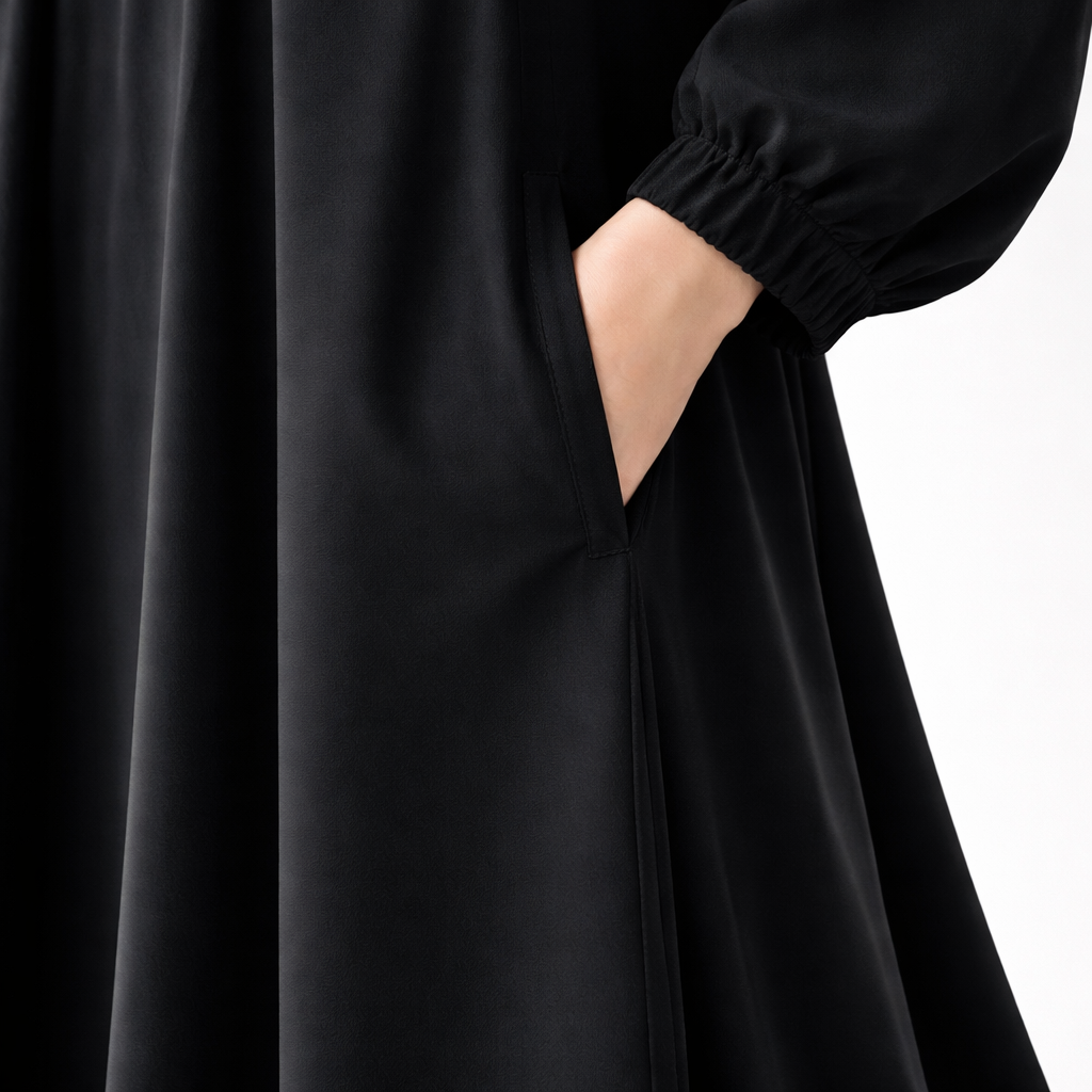 Lux Noire Serenity Abaya -Exclusive drop