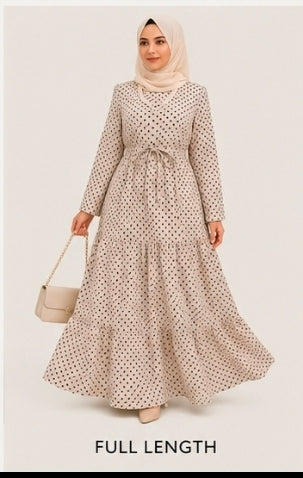 Polka Dot Maxi Dress