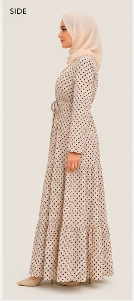 Polka Dot Maxi Dress