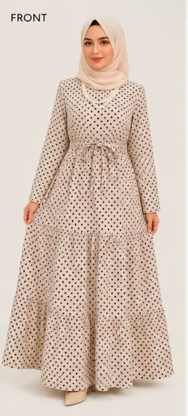 Polka Dot Maxi Dress
