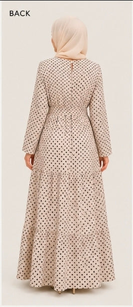 Polka Dot Maxi Dress