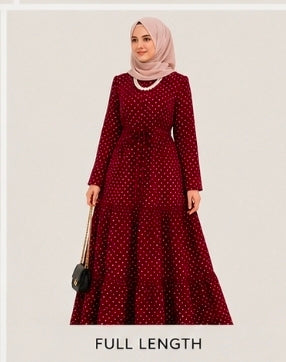 Polka Dot Maxi Dress
