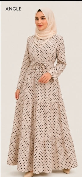 Polka Dot Maxi Dress