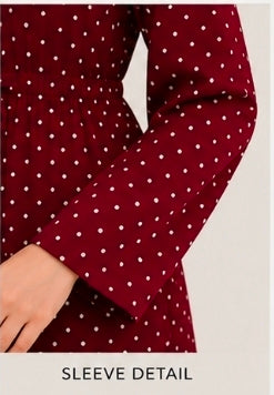 Polka Dot Maxi Dress