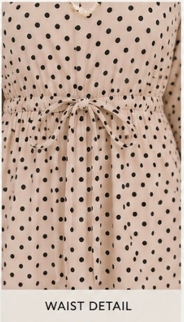Polka Dot Maxi Dress